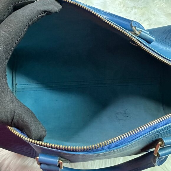 💎✨Authentic✨ Louis Vuitton Epi Leather Speedy 35 Satchel Bag - Picture 12 of 14